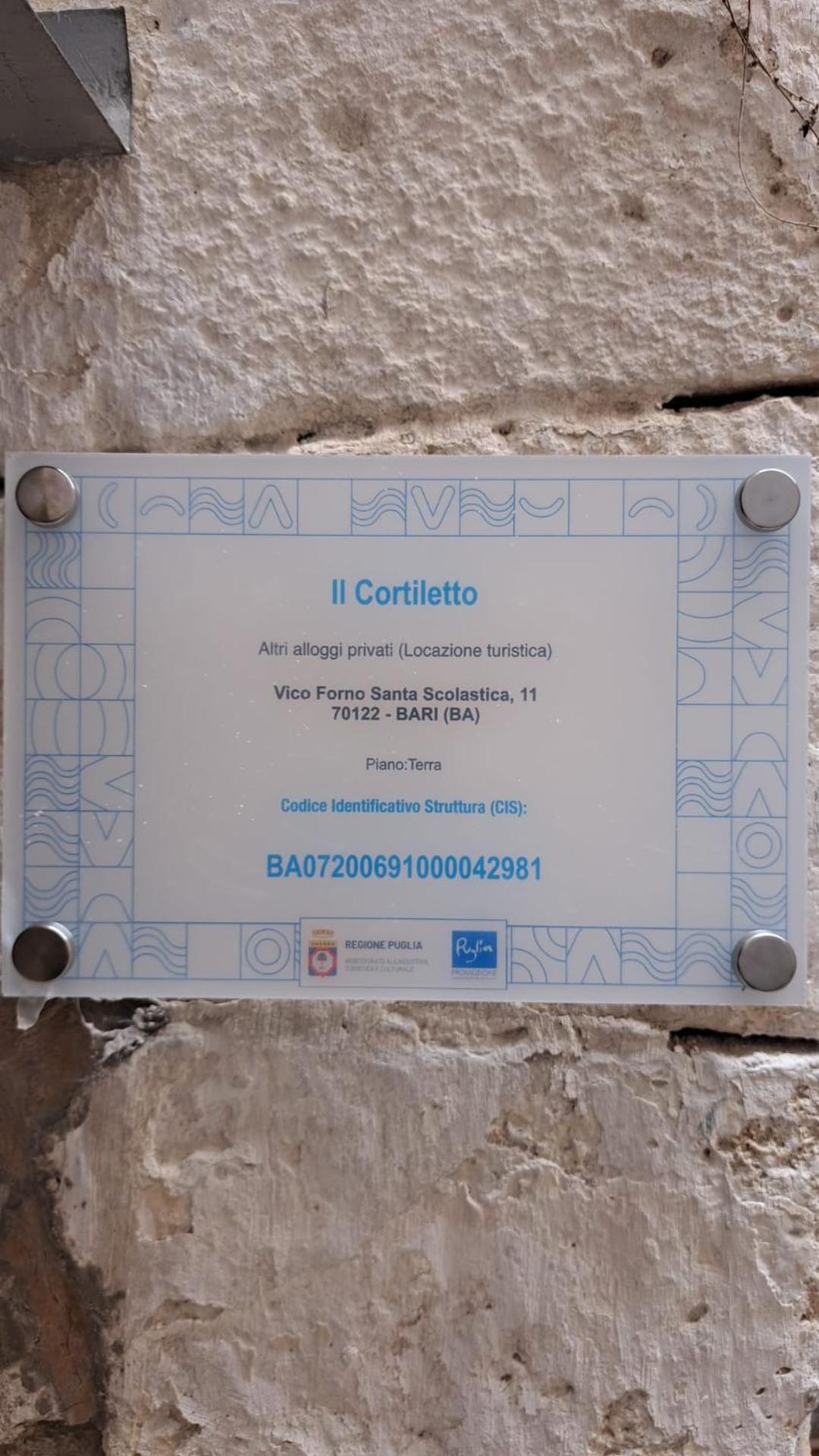 شقة Il Cortiletto باري المظهر الخارجي الصورة